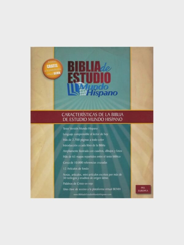 Biblia de Estudio Mundo Hispano Imitación Piel