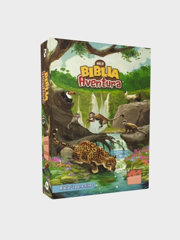 NBLA, Biblia Aventura, Interior a color, Leathersoft, Coral