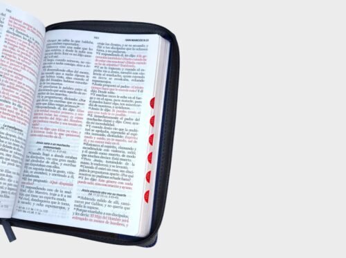 Biblia Reina-Valera 1960 Faro | Letra Grande 12 pt | Tamaño Manual | Con Cierre