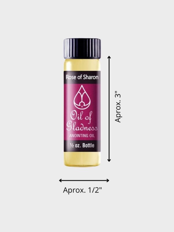 Aceite de Unción Rosa de Sarón (1/2 oz)