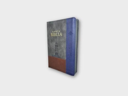 Biblia Reina-Valera 1960 Faro | Letra Grande 12 pt | Tamaño Manual | Con Cierre