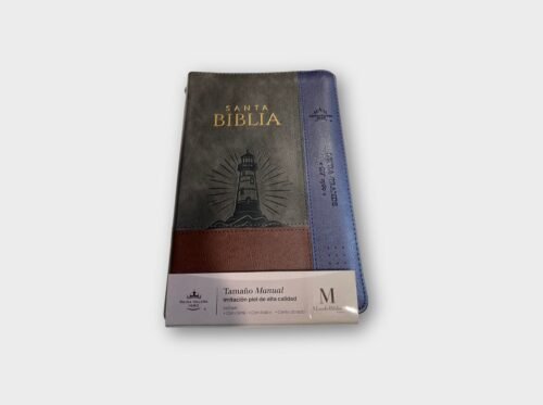 Biblia Reina-Valera 1960 Faro | Letra Grande 12 pt | Tamaño Manual | Con Cierre