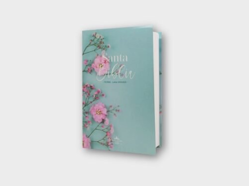 fotos - 2025-07-16T000755.721 Biblia RVR60 Flores Turquesas | Letra Grande 12 Puntos | Tamaño Manual