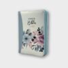 Biblia RVR60 Emoción Primaveral Azul Claro con Cierre - Letra Grande 11 pts - No indice /Tamaño Portatil