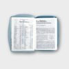 Biblia RVR60 Emoción Primaveral Azul Claro con Cierre - Letra Grande 11 pts - No indice /Tamaño Portatil