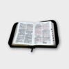 Biblia Reina-Valera 1960 Espada Negra | Letra Grande 11 Puntos | Imitación piel con cierre e índice
