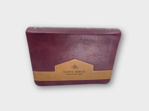 Biblia Reina-Valera 1960 Bolsillo – Elegante Café/Burdeo