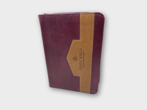 Biblia Reina-Valera 1960 Bolsillo – Elegante Café/Burdeo