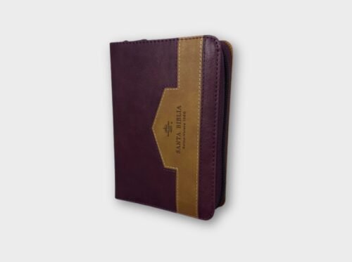 Biblia Reina-Valera 1960 Bolsillo – Elegante Café/Burdeo