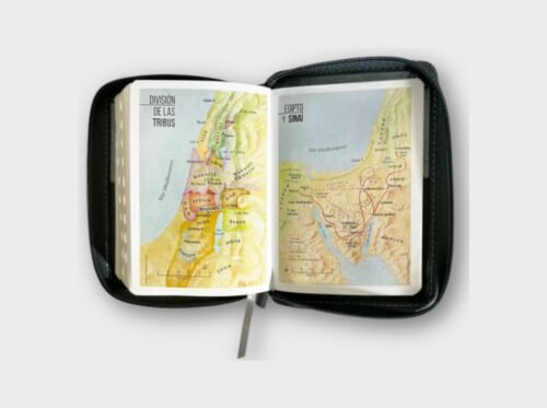 Biblia Reina-Valera 1960 Tamaño Bolsillo – Diseño León Negro y Gris Letra 8 puntos