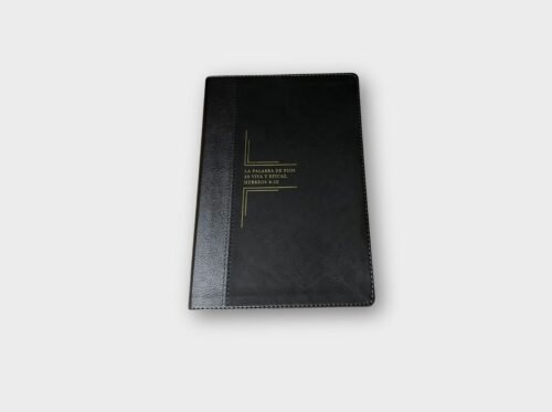 Biblia Diario Vivir de Estudio Reina-Valera 1960 – Letra Grande (SentiPiel Negra/Ónice) con índice