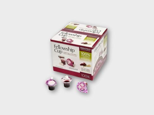 100 Copas de Comunión con Oblea Suave |Fellowship Cup - Individuales, Higiénicas y Reciclables