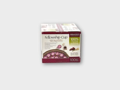 100 Copas de Comunión con Oblea Suave |Fellowship Cup - Individuales, Higiénicas y Reciclables