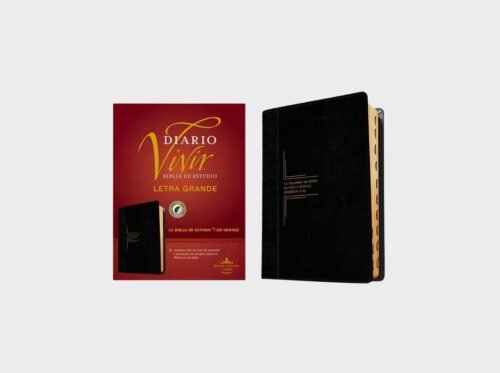 Biblia de estudio del diario vivir RVR60, letra grande con Indice