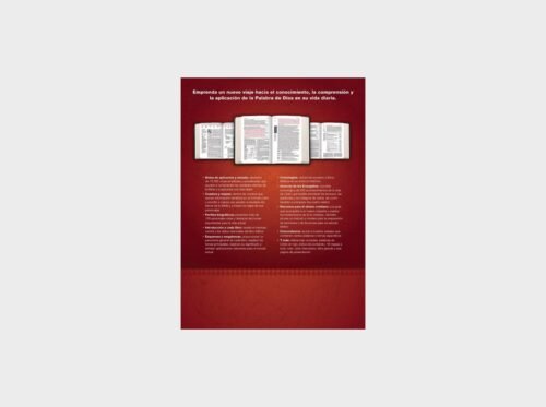 Biblia de estudio del diario vivir RVR60, letra grande con Indice