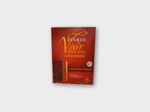 Biblia de Estudio Diario Vivir - Letra Grande (Reina-Valera 1960) con Indice