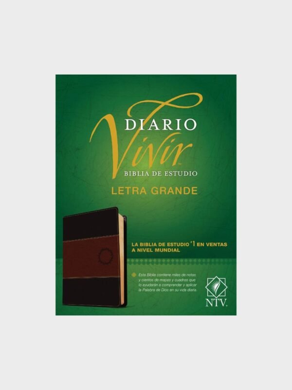 Biblia de estudio del diario vivir NTV, letra grande con indice