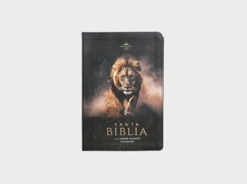 Biblia RVR60  León de Judá tamaño Grande Letra 19 Puntos