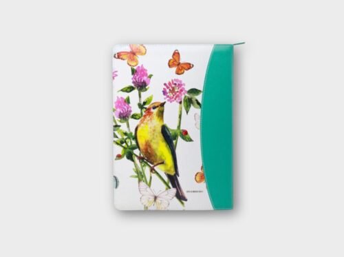 Santa Biblia Reina-Valera 1960 – Letra Gigante 15 pts | Mariposas Turquesa | Con cierre e índice