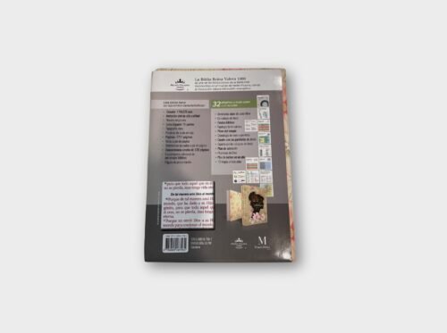 Santa Biblia Reina-Valera 1960 – Letra Gigante 15 pts | Diseño Sabiduría | Canto plateado | No indice, No cierre