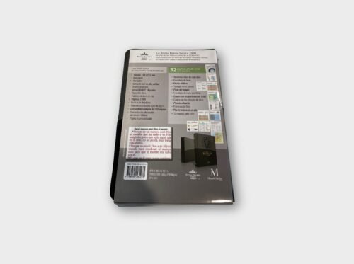 Santa Biblia Reina-Valera 1960 – Letra Gigante 14 pts | Negro/Gris León | Con cierre e índice
