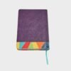 Biblia de Estudio Arcoíris RVR 1960 – Piel Sintética Morado Multicolor con Código de Colores