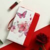 Biblia Reina Valera 1960 Letra Grande con Cierre e Índice – Diseño Mariposa Pretty Rosa, Imitación Piel y asa de mano