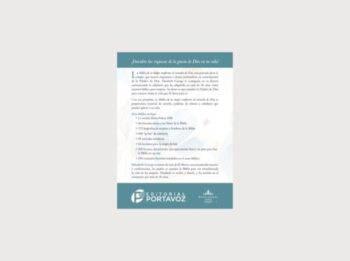 Biblia de la Mujer Conforme al Corazón de Dios RVR 1960 Edición Pétalos