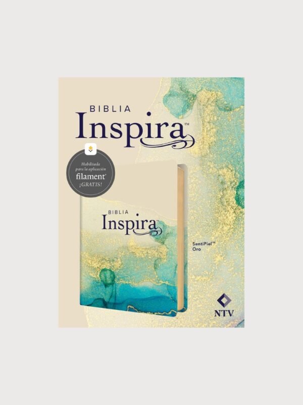 Biblia Inspira NTV con Filament | Biblia Creativa para Colorear y Anotar | Nueva Traducción Viviente