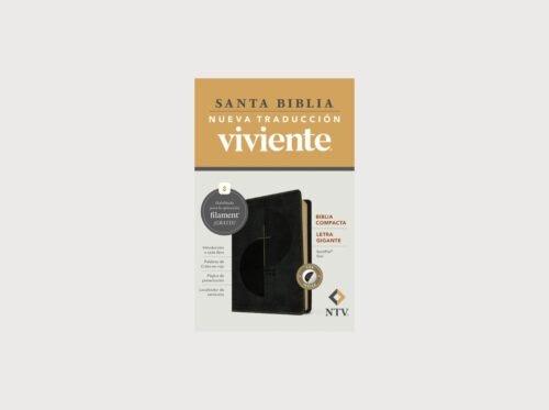 Biblia Compacta NTV Letra Gigante con Filament | Biblia de Fácil Lectura y Estudio | Nueva Traducción Viviente| Con índice