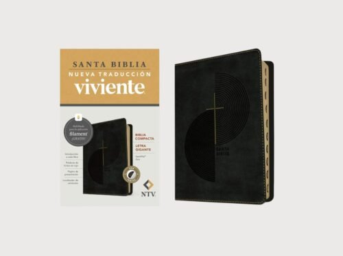 Biblia Compacta NTV Letra Gigante con Filament | Biblia de Fácil Lectura y Estudio | Nueva Traducción Viviente| Con índice