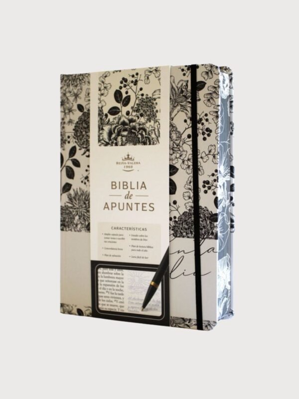 Biblia de Apuntes RVR 1960 | Márgenes Amplios para Notas, Estudio de los Nombres de Dios y Guía de Lectura Anual