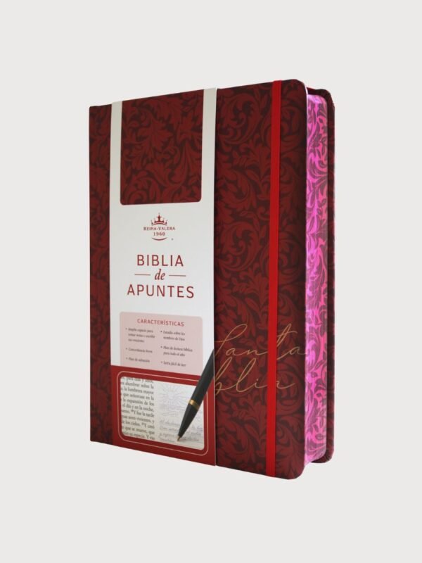 Biblia de Apuntes RVR 1960 | Márgenes Amplios para Notas, Estudio de los Nombres de Dios y Guía de Lectura Anual
