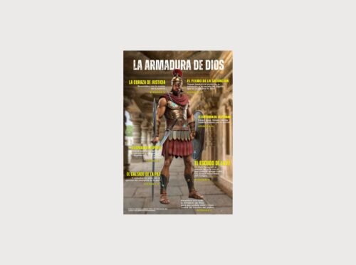 biblia para maestros de niños (5) Cuadros Cristianos Grandes 24x36 – La Armadura de Dios | Efesios 6