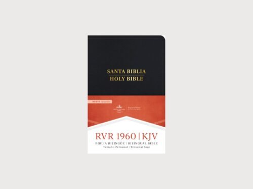 RVR 1960/KJV Biblia bilingüe tamaño personal, negro imitación piel (Edición 2024)