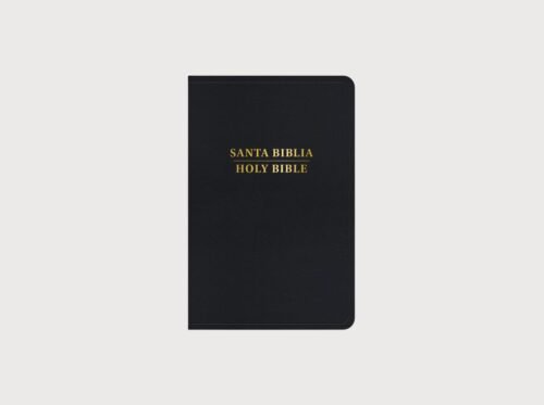 RVR 1960/KJV Biblia bilingüe tamaño personal, negro imitación piel (Edición 2024)