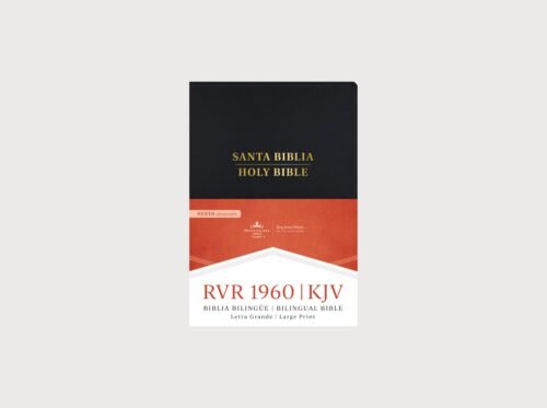 RVR 1960/KJV Biblia bilingüe letra grande, negro imitación piel (Edición 2024)
