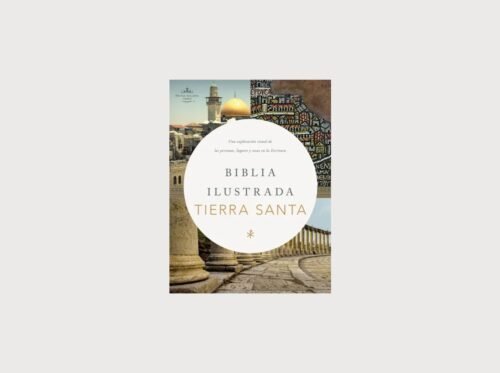 RVR 1960 Biblia ilustrada de la Tierra Santa, café símil piel con índice