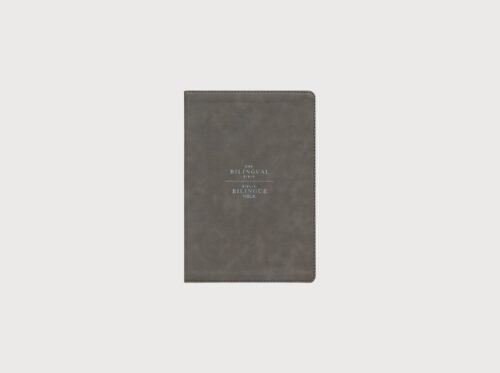 ESV/NBLA Biblia Bilingüe Leathersoft Gris | Bilingual Bible English Spanish | ESV / Nueva Biblia de las Américas
