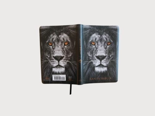 Biblia RVR60 Letra Grande León de Judá | Tamaño Manual Ultrafina | Símil Piel | Reina Valera 1960| Con índice
