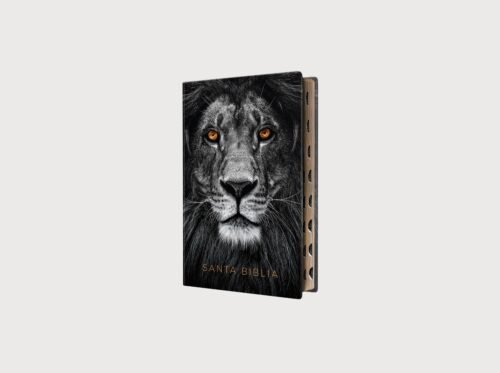 Biblia RVR60 Letra Grande León de Judá | Tamaño Manual Ultrafina | Símil Piel | Reina Valera 1960| Con índice