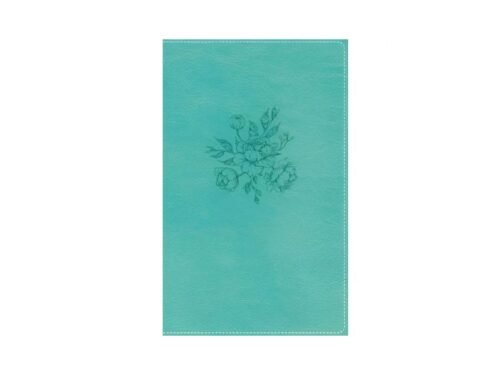 Biblia NVI de la Mamá Ocupada Leathersoft Turquesa | Devocional para Mamás Cristianas | Comfort Print Letra Roja
