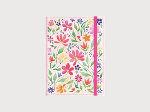 Biblia de Apuntes RVR60 Tamaño Personal Floreada | Reina Valera 1960 | para Notas y Journaling