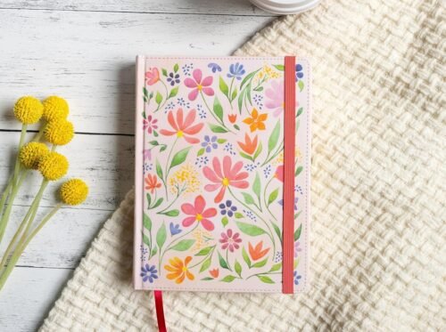 Biblia de Apuntes RVR60 Tamaño Personal Floreada | Reina Valera 1960 | para Notas y Journaling