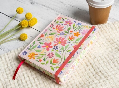 Biblia de Apuntes RVR60 Tamaño Personal Floreada | Reina Valera 1960 | para Notas y Journaling
