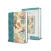 Biblia RVR60 Letra Gigante 14 Puntos Azul con Pájaros | Tamaño Manual | Símil Piel con Cantos Pintados