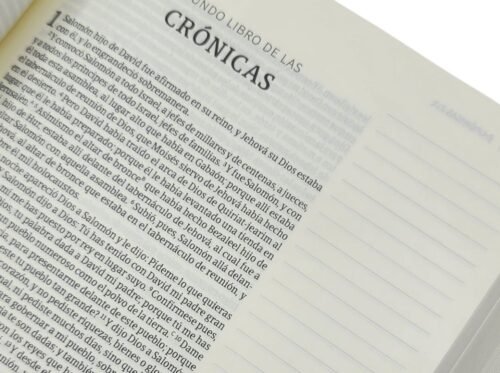 Biblia de Apuntes RVR60 Tamaño Personal Café | Símil Piel | Reina Valera 1960 para Notas y Journaling