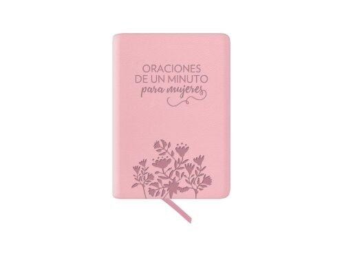 Oraciones de un Minuto para Mujeres | Hope Lyda | Símil Piel Rosada | Libro de Oraciones