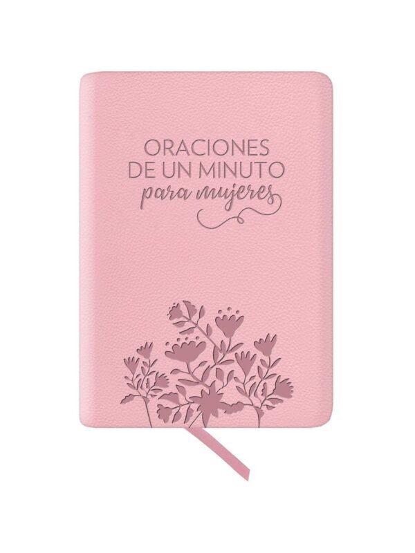 Oraciones de un Minuto para Mujeres | Hope Lyda | Símil Piel Rosada | Libro de Oraciones