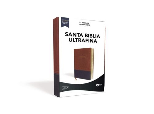 Biblia LBLA Ultrafina Café LeatherSoft | Comfort Print 7.5 | Biblia de las Américas